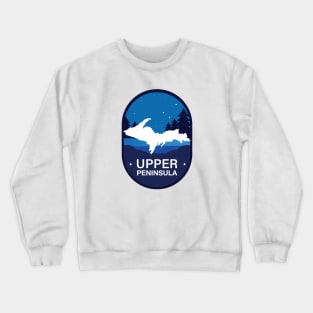 Upper Michigan Starry Night Crewneck Sweatshirt